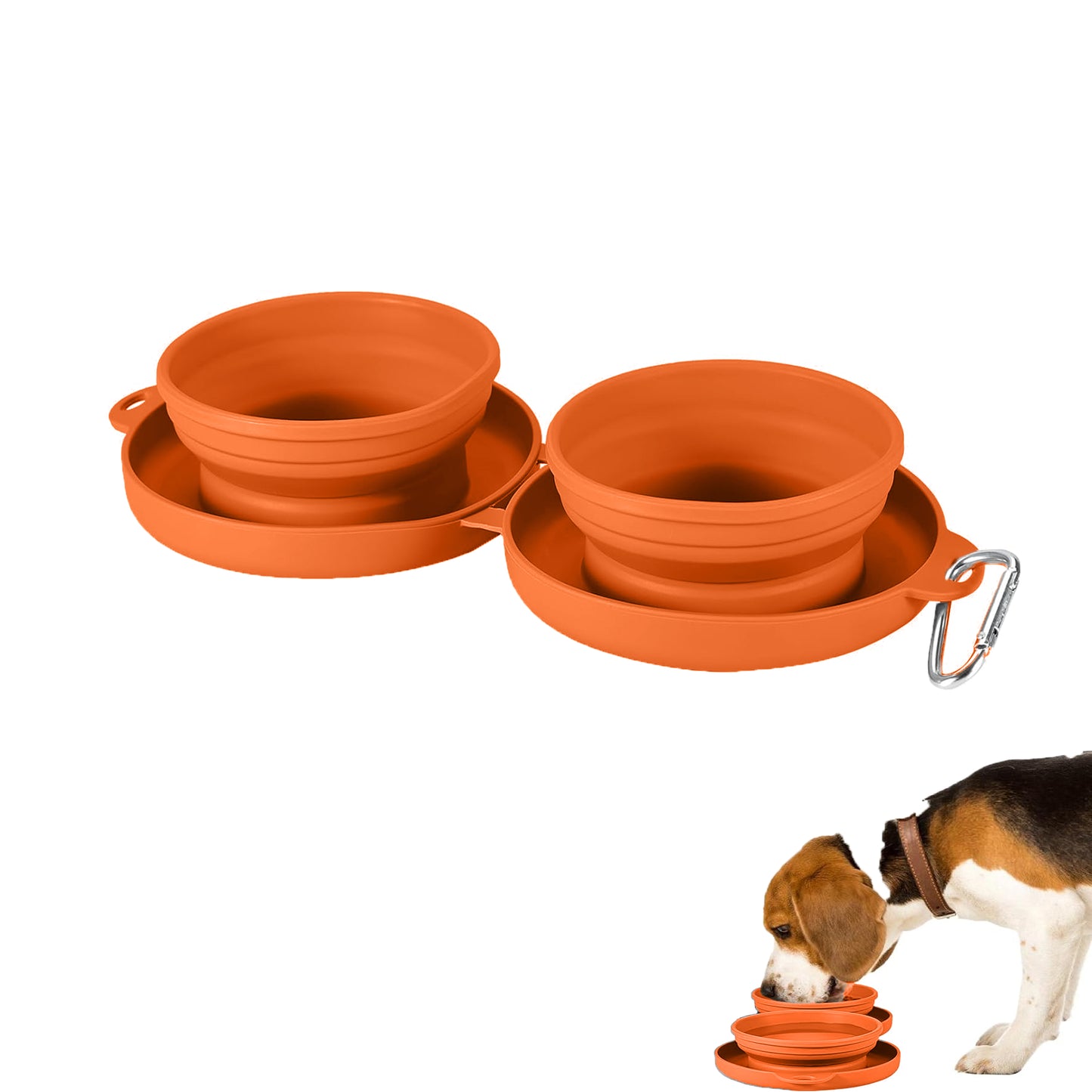 Zip-Up Collapsible Pet Bowl