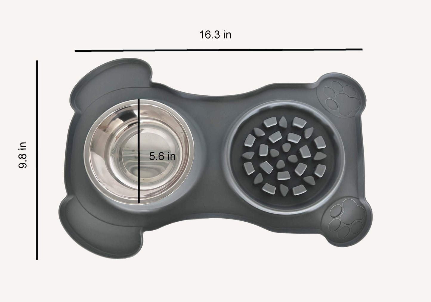 2 IN 1 Slow'Em Down Pet Tray